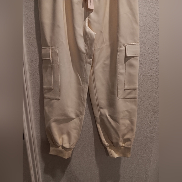 Cinq a Sept  Giles Faux Leather Jogger Pants XL - Picture 8 of 14